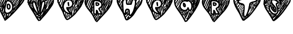 Overhearts字体预览图