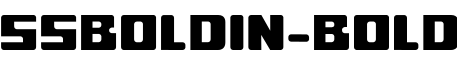 ssboldin-Bold字体预览