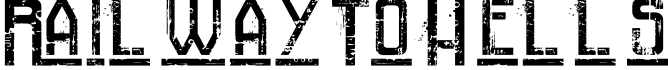 Railway To Hells字体预览