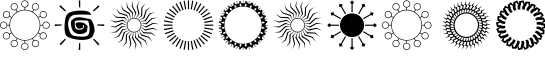 Sundings JL字体预览图