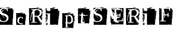 ScriptSERIF字体预览图