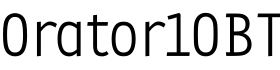Orator10 BT字体预览