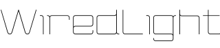 WiredLight字体预览图