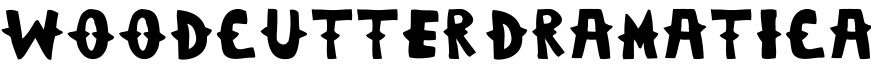 Woodcutter Dramatica字体预览图