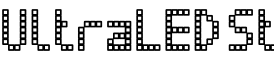 UltraLED St字体预览图