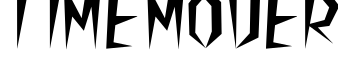 TIME MOVER字体预览图