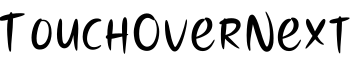 TouchOverNext字体预览
