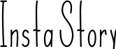 Insta Story字体预览