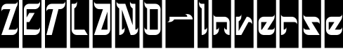 ZETLAND-Inverse字体预览图
