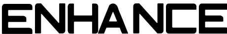 Enhance字体预览图