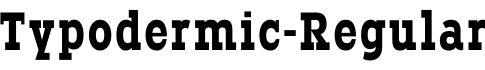 Typodermic-Regular预览字体图片
