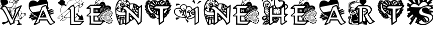 VALENTINEHEARTS字体预览