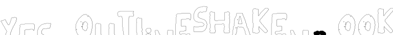 YES_outlineshaken Book字体预览图