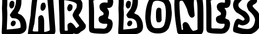 Bare Bones字体预览图