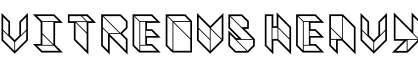 Vitreous Heavy字体预览图