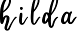 hilda字体预览