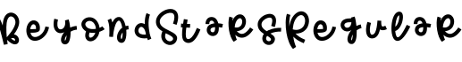 BeyondStarsRegular字体预览