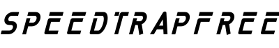 SPEEDTRAPFREE字体预览