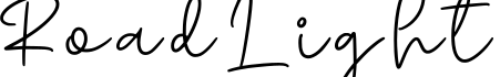 Road Light字体预览