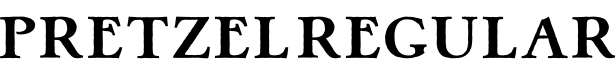 Pretzel Regular字体预览图