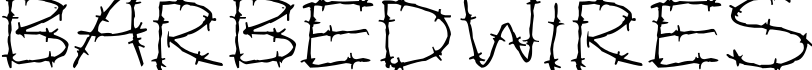 Barbed Wires字体预览图