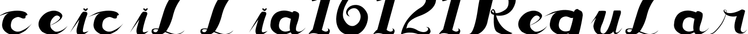 ceicillia16121 Regular字体预览图