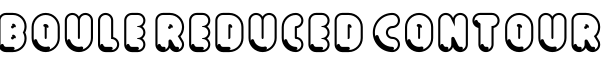 Boule Reduced Contour字体预览图