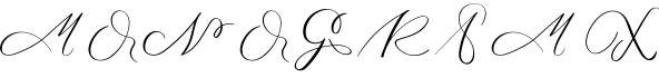 MONOGRAM X字体预览图