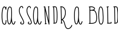 Cassandra Bold字体预览
