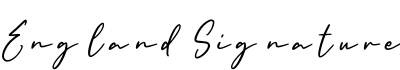 England Signature字体预览图