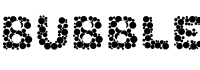 Bubble字体预览