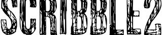 scribble2字体预览