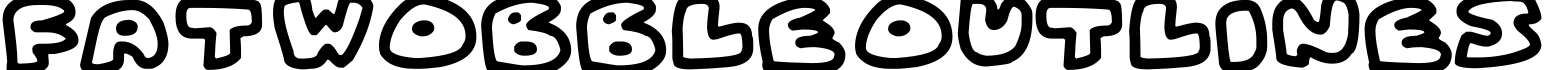 Fat Wobble Outlines字体预览图