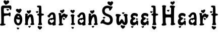 FontarianSweetHeart字体预览