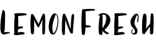 Lemon Fresh字体预览