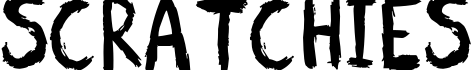 Scratchies字体预览图