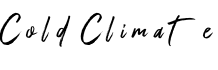 Cold Climate字体预览