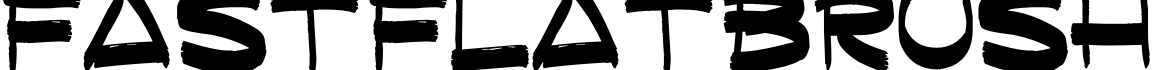 Fast Flat Brush字体预览图