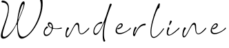 Wonderline预览字体图片