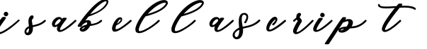 IsabellaScript字体预览图