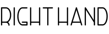 Right Hand字体预览图
