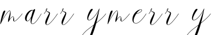 marrymerry字体预览