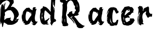 Bad Racer字体预览图