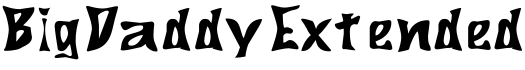 BigDaddyExtended字体预览图