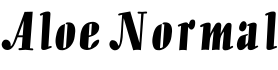 Aloe Normal字体预览图