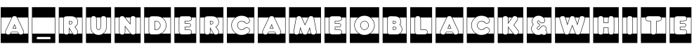a_RunderCameoBlack&White字体预览图