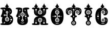 Buxotic预览字体图片