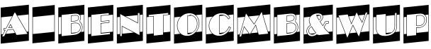 a_BentoCmB&WUp字体预览图