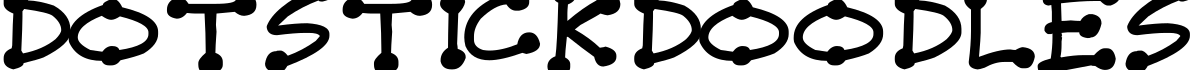Dot Stick Doodles字体预览图