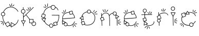 CK Geometric字体预览图